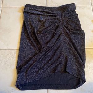 IRO NEW WITH TAGS shimmery black synched skirt size 38